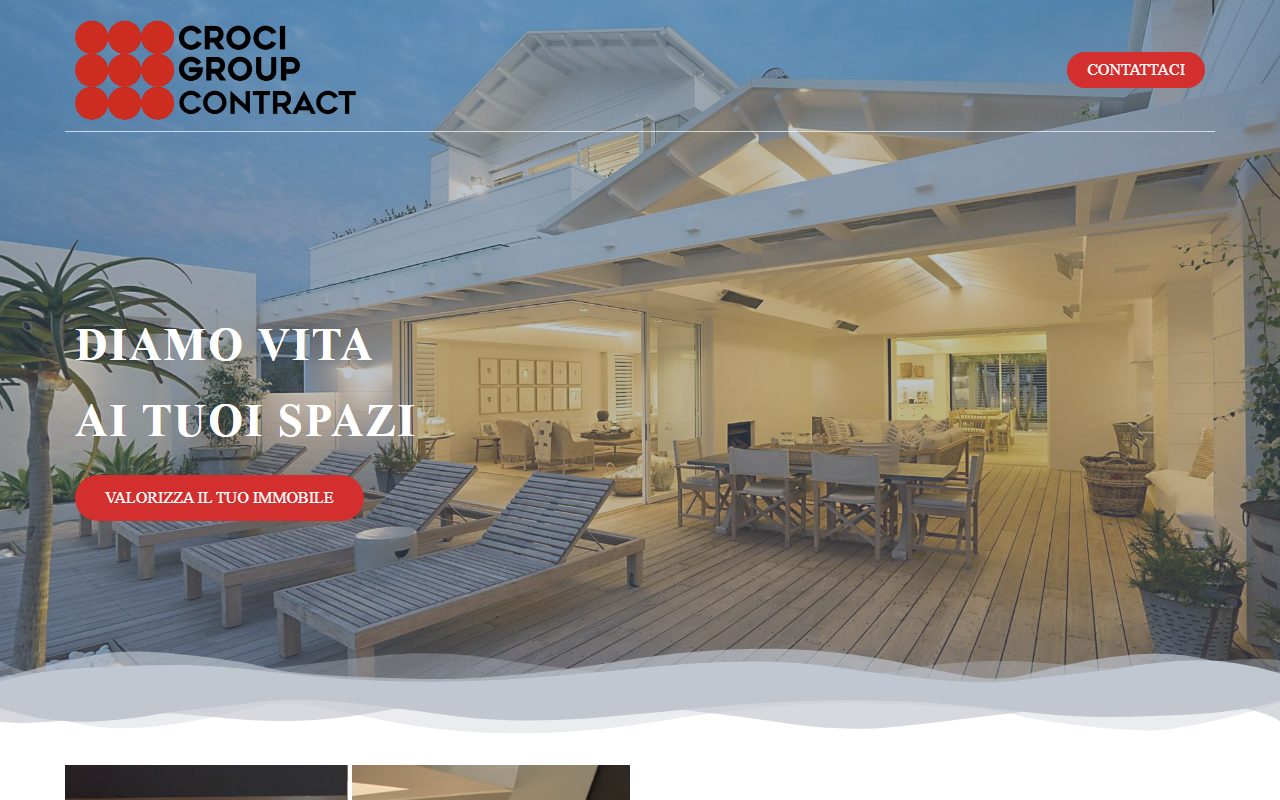 Anteprima sito Croci Contract