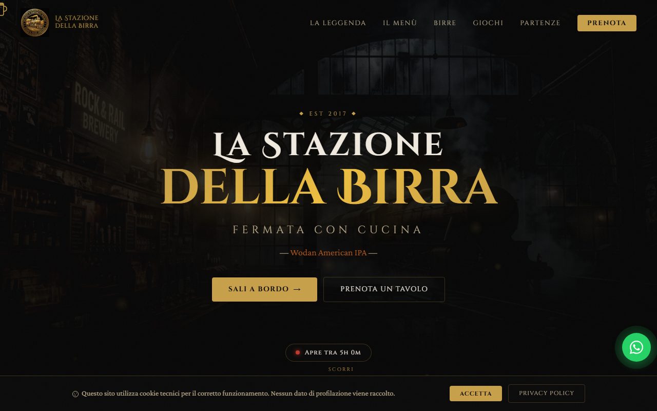 Anteprima sito La Stazione della Birra