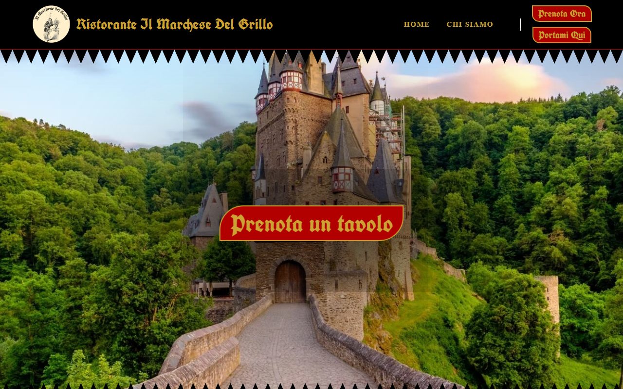 Anteprima sito Ristorante Marchese del Grillo